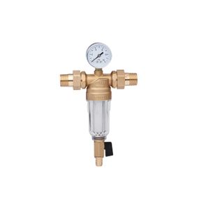 Фільтр самоочисний Karro 3/4" ЗЗ прозорий, латунний KR-88044