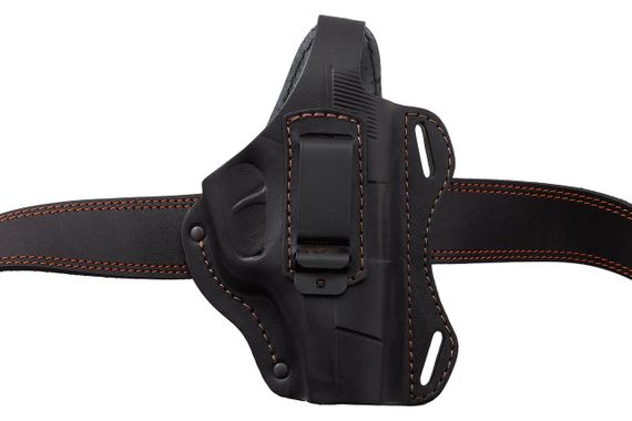 Кобура Форт 17 оперативная  поясная  скрытого внутрибрючного ношения кожаная формованная с клипсой ms | Зображення 3