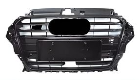 Передня решітка S-style (2012-2016, чорна) для Ауди A3 рр