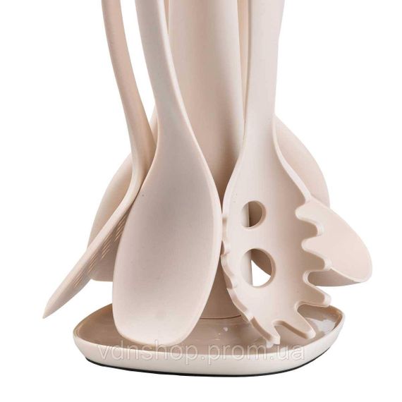 Набір кухонного приладдя на підставці 6 шт бежевий HP27473K | Зображення 3