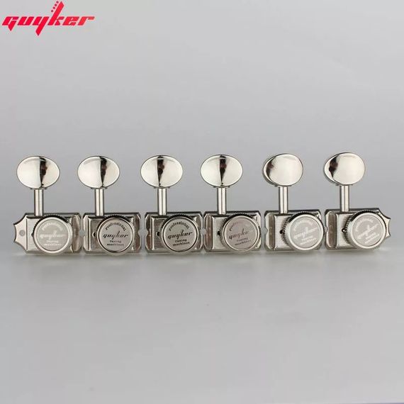 Колки Machine Heads Guyker 6R vintage nickel локовые для гитары электрогитары Stratocaster Telecaster | Зображення 4