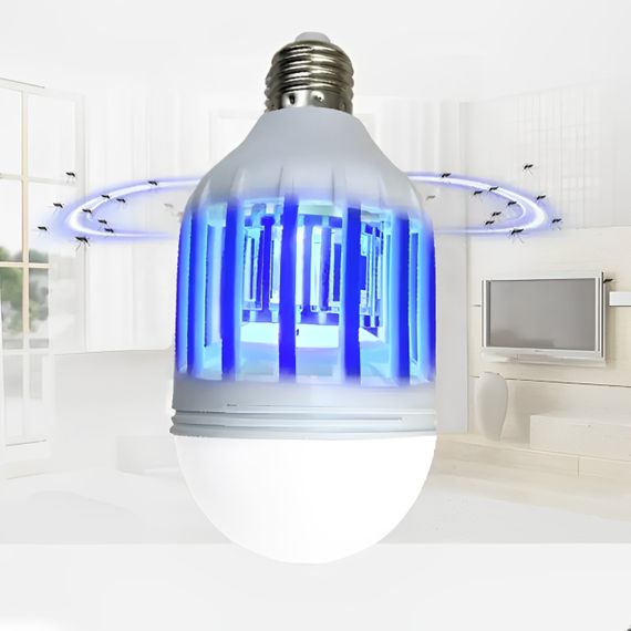 Лампочка отпугиватель от комаров ZappLight AND LY-577, Светодиодная лампа уничтожитель насекомых | Зображення 1