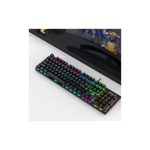 Клавіатура Aula S2022 KRGD Blue Hot-Swap USB UA Black (6948391202235) | Зображення 5