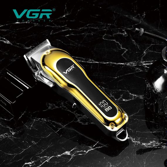 Бездротова машинка для стрижки з потужним мотором VGR V-273 Gold (46077-V-273 Gold_1246) | Зображення 7