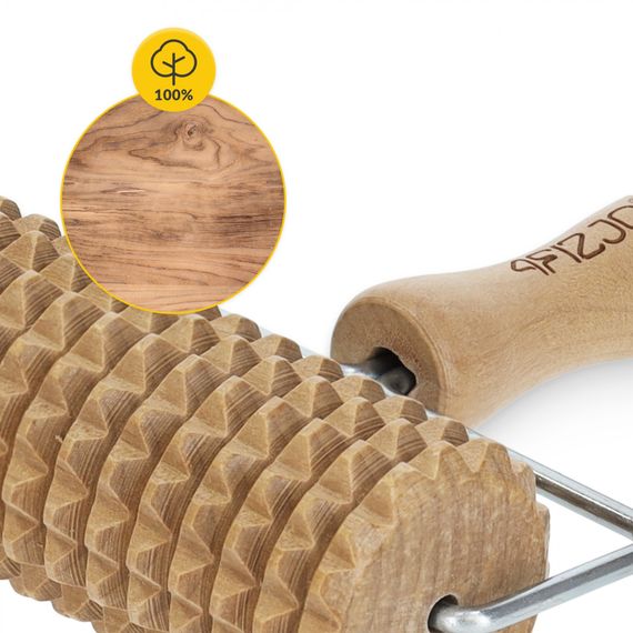 Масажний ролик для тіла 4FIZJO ручний, дерев'яний 4FJ0646 (P-5905973400251) | Зображення 7