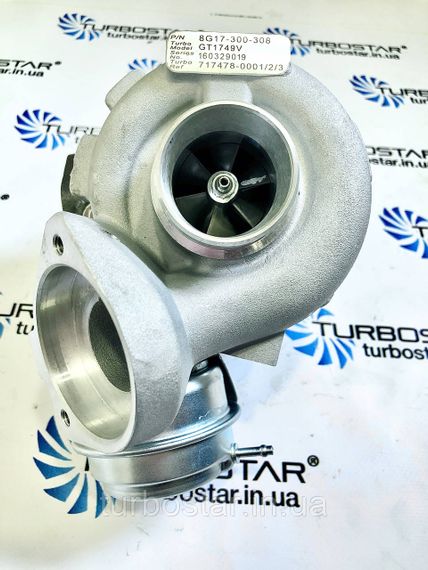 Турбіна ( BMW) БМВ 320Д, BMW 320d 2.0 D, 717478-0001 717478-0002 717478-0003 717478-2 717478-5