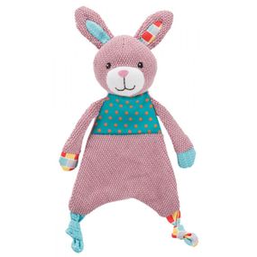 Іграшка Trixie Junior для цуценят Кролик зі звуком і шелестом фольги текстиль/плюш 28 см