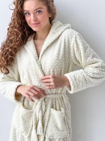Женский махровый халат (2591/3) L