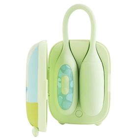Виброяйцо и вакуумный стимулятор для клитора 2в1 BeYourLover Magic Suitcase в зарядном кейсе,зеленый Sex Aura