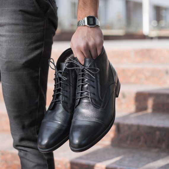 Качественные ботинки на шнуровке 40 41 43 45 размер | Зображення 3