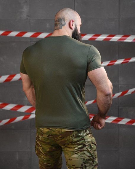 Тактична футболка потоотводящая SABUR АРТИЛЕРІЯ ОЛИВА ЛГ7238 | Зображення 2