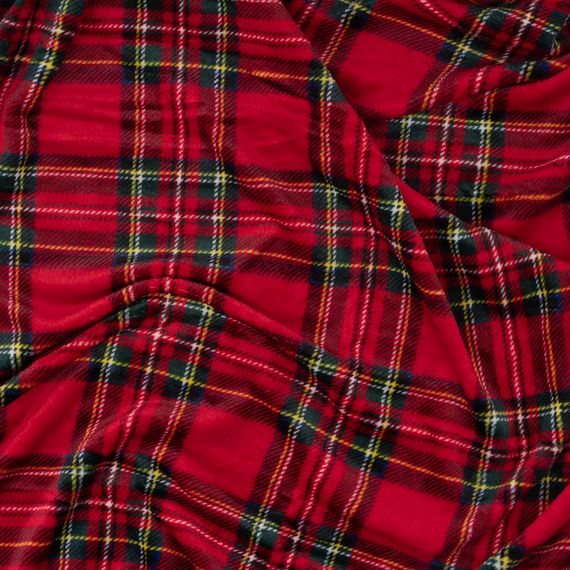 Плед Ardesto Christmas Flannel 160х200см, 100% поліестер, клітинка, червоний (ART0133PB) | Зображення 3