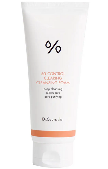 Себоррегулирующая очищающая пенка 5-альфа контроль Dr. Ceuracle 5a control clearing cleansing foam (200 мл)