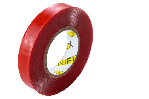 Лента клейкая пено-акриловая 0,5мм*12мм*5м UNIFIX | Зображення 2