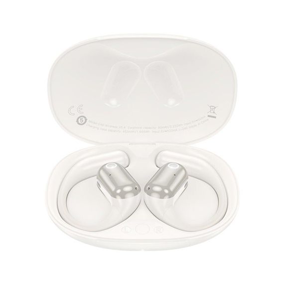 Беспроводные наушники HOCO EA6 Melody open true wireless BT headset Milky White | Зображення 2