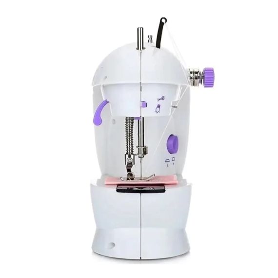 Портативна швейна машинка Mini Sewing SM202A, Білий / Міні швейна машинка | Зображення 2