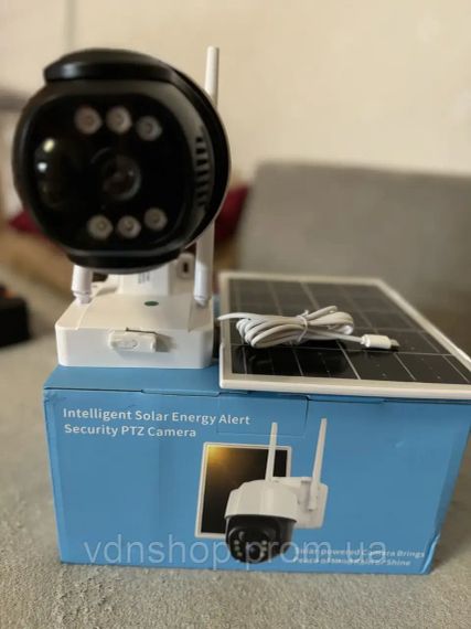 Поворотна погодозахисна сонячна камера безпеки 4G solar cam 1080P | Зображення 8