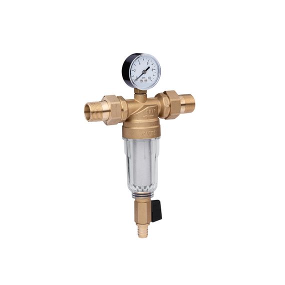 Фільтр самоочисний Karro 3/4" ЗЗ прозорий, латунний KR-88044 | Зображення 2