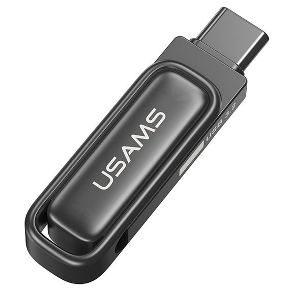 Флеш-накопичувач Usams US-ZB349 USB 3.2 Type-C Dual Ports – 256GB Tarnish | Зображення 1
