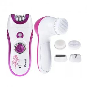Епілятор жіночий багатофункціональний 6 в 1 пінцетний Kemei KM-3066
