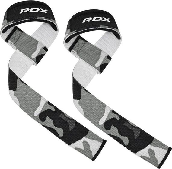 Лямки для тяги RDX W1 Gym Single Strap Camo Gray Plus | Зображення 1