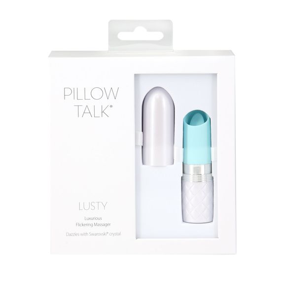 Вібратор Pillow Talk Lusty Luxurious Flickering Massager - Teal | Зображення 6