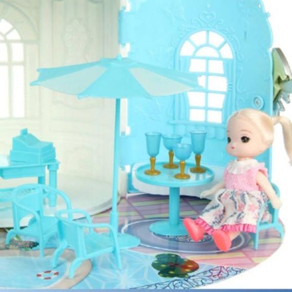 Будиночок ляльковий 6688-13 Блакитний