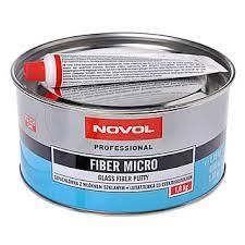 Шпатлівка із скловолокном NOVOL FIBER MICRO 1,8 кг