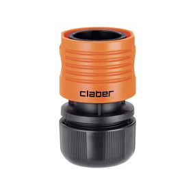 Конектор для поливального шлангу 3/4" з системою "Aquastop" Claber 9647