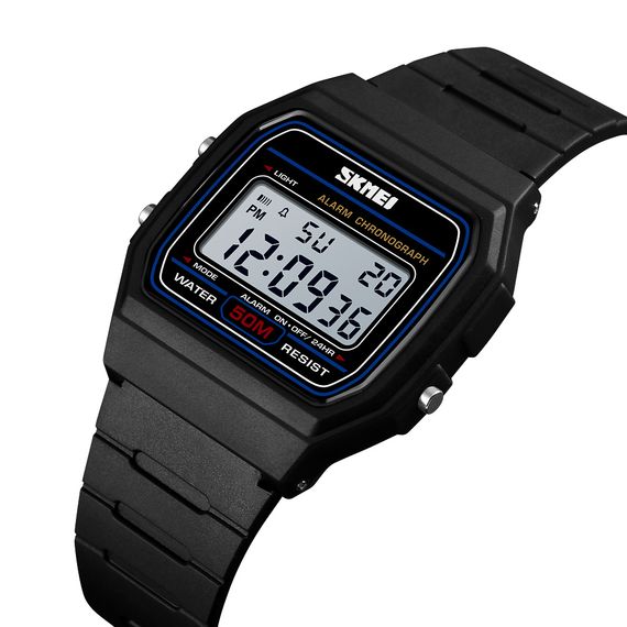 Наручний годинник Skmei 1412BKWT Black-White | Зображення 1