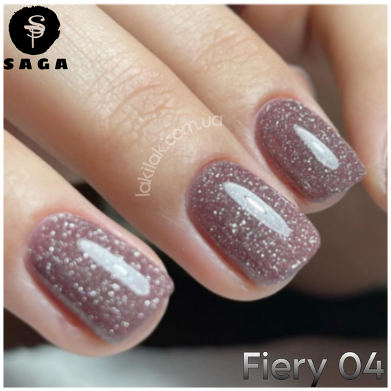 Світловідбиваючий гель-лак SAGA 04 Fiery 9мл | Зображення 8