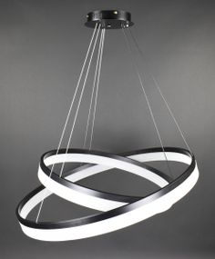 Люстра світлодіодна підвісна LED світильник для квартири на стелю лед 27852 Чорний 35-150х80х80 см.