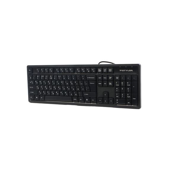 Клавіатура A4Tech FKS12 USB UA Black (4711421003155) | Зображення 2
