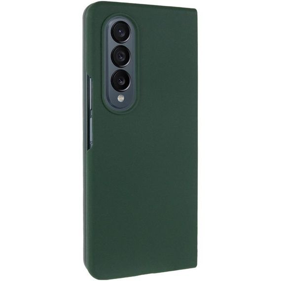 Чохол Foldables Silicone Cover Lakshmi (AAA) для Samsung Galaxy Z Fold4 Білий / White Зелений / Cyprus Green