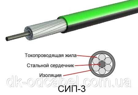 Провід самонесучий СІП-3 1х95-20 "Одескабель" | Зображення 1