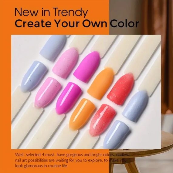 Набір для нігтів з акриловим порошком для занурення - 6 кольорів | Зображення 6