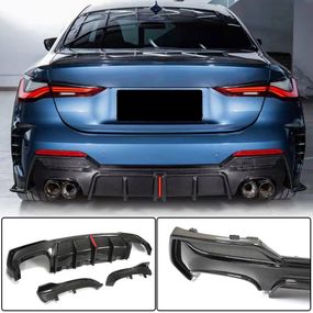 Дифузор заднього бампера V3 (для G22/G23 M-Sport, Карбон) для BMW 4 серія G22/23/26 2020- рр