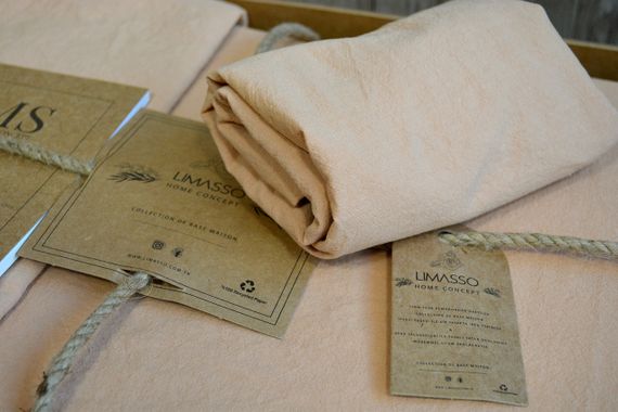 Постільна білизна Limasso Stonewashed Ranforse 200 х 220 см Toast | Зображення 4