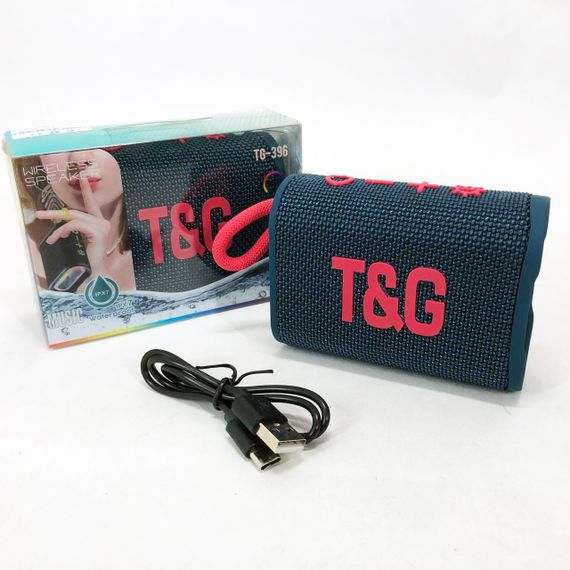 Колонка на акумуляторі зі світломузикою TG396, Bluetooth колонка для вулиці Портативна блютуз JZ-49 | Зображення 9