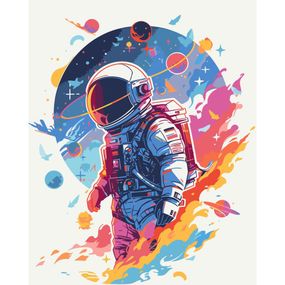 Картина по номерам "Космический исследователь" 16511-AC 40х50 см