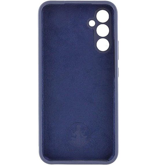 Чохол Silicone Cover Lakshmi Full Camera (AA) with logo для Samsung Galaxy A35 Синій / Midnight blue | Зображення 1