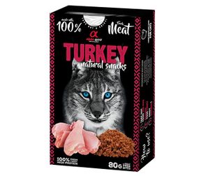 Лакомство для котов с индейкой Alpha Spirit Turkey Natural Cat, 80 гр