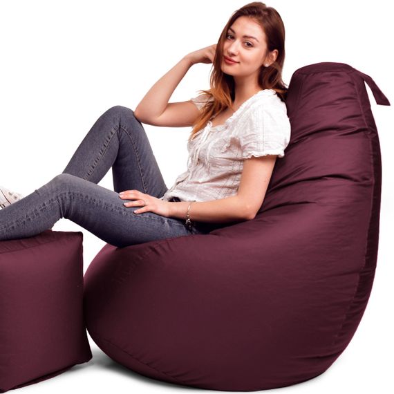 Крісло Мішок Груша Оксфорд XL 120х85 Жовтий | Зображення 9