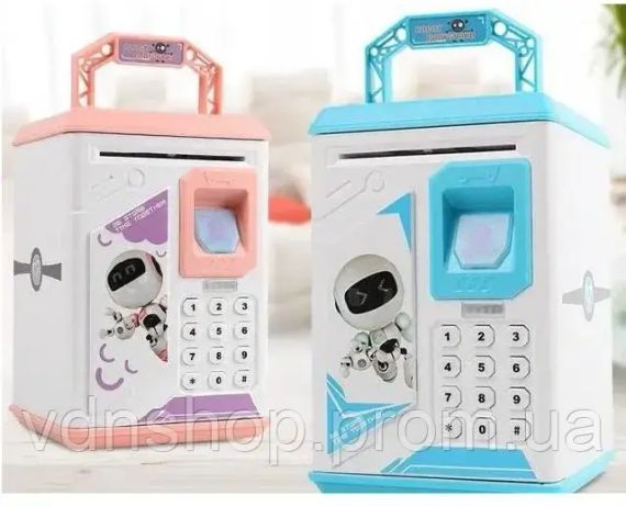 Електронна Скарбничка сейф з відбитком пальця та кодовим замком «BODYGUARD» + купюроприймач