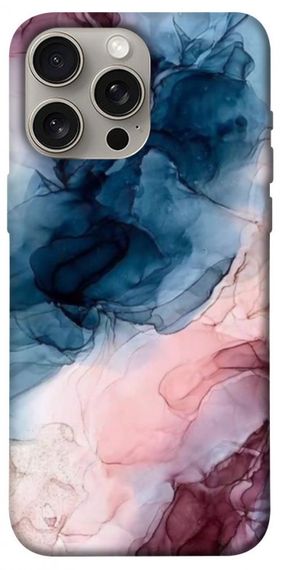 Чохол з картинкою Рожево-блакитні розводи для Apple iPhone 15 Pro Max (6.7")