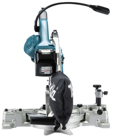Пила торцювальна акумуляторна Makita DLS600Z (165 мм, 46 мм, BL, DXT, LXT, 6.0 кг, без акумуляторів та зарядного пристрою) | Зображення 3