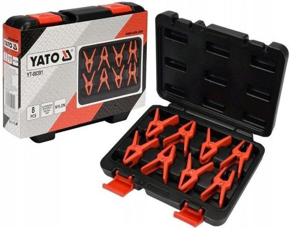 Набір затискачі кліщі для дротів патрубків шлангів 8 штук YATO YT-08391