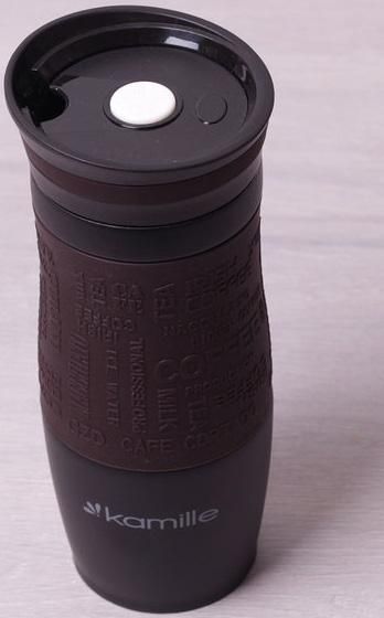 Термокружка Kamille Machiato-II 380мл з нержавіючої сталі | Зображення 3