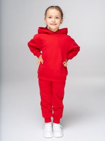 Костюм для дівчинки утеплений червоний, 98