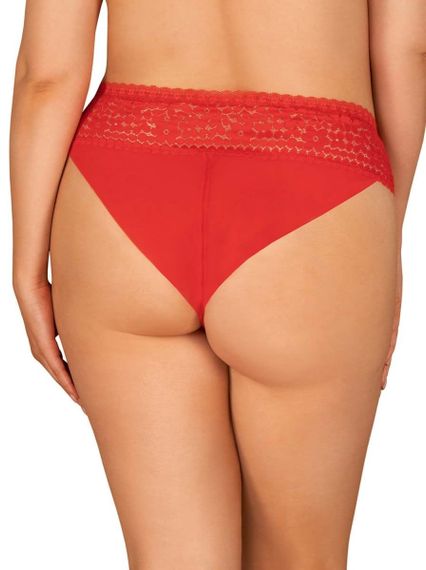 Трусики Obsessive Blossmina Червоні 6XL/7XL | Зображення 1